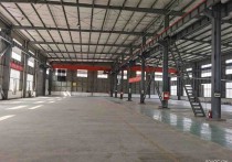 成都郫县红光工业园工业园分租标准有现成行车1200㎡标准厂房单层大车进出厂房出租（工业园），配套完善